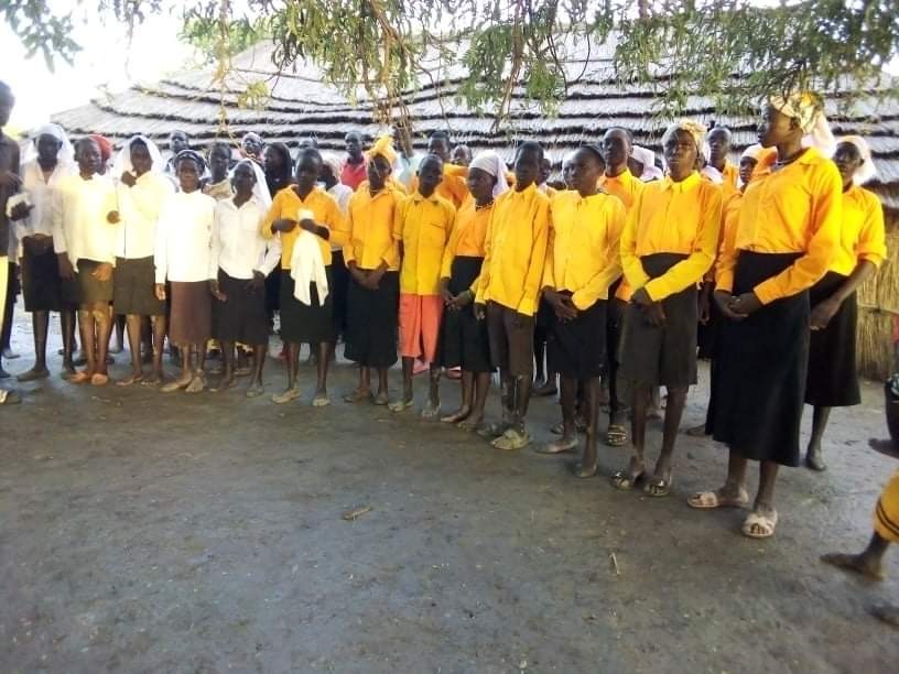 Young people and church community members