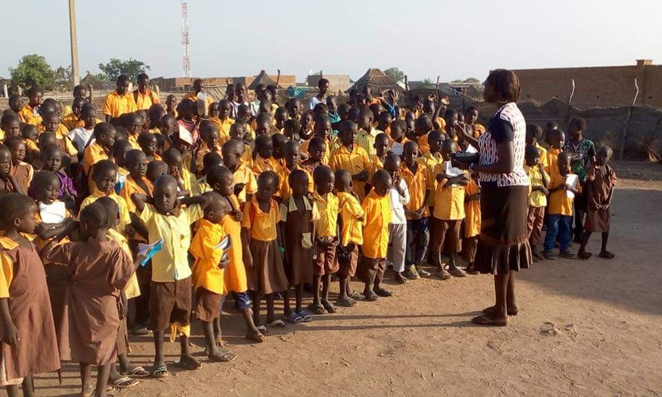 Children and community members